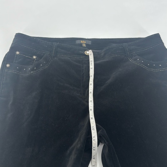 Reba McEntire Royal Affair Collection Embroidered Rhinestone Velvet Pants - Picture 13 of 16